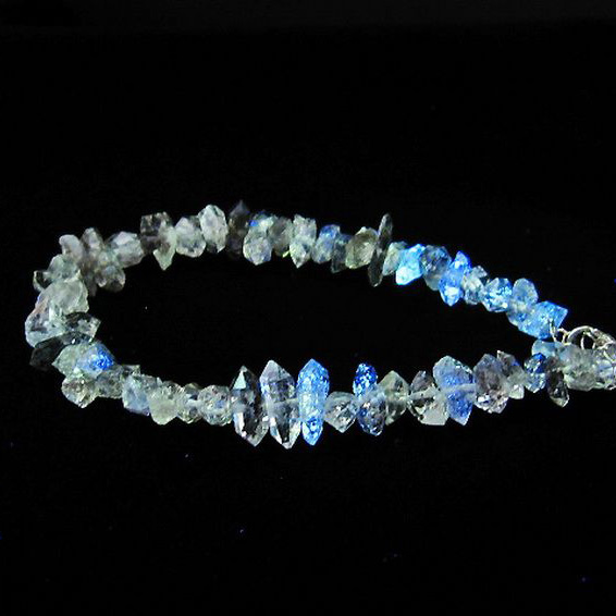 オイルインクォーツ （石油入り水晶） ブレスレット パキスタン産