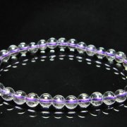 ブルーストロベリークォーツ水晶ブレスレット 5mm [L352-187]