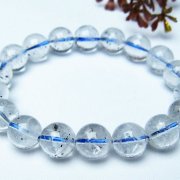 ブルーストロベリークォーツ水晶ブレスレット 11mm [L352-252]