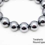 テラヘルツ鉱石 ブレスレット ラウンド14.5mm　《rv》　[T10-958]