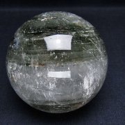 グリーンファントム水晶丸玉 71mm [T100-4653]