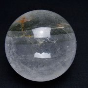 グリーンファントム水晶丸玉 55mm [t100-4657]