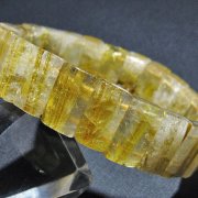 ゴールドタイチンルチルバングル[T107-4363]