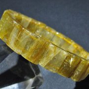 ゴールドタイチンルチルバングル[T107-4372]