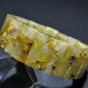 ゴールドタイチンルチルバングル[T107-4390]