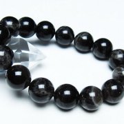 モリオン 純天然 黒水晶 ブレスレット 14mm [T112-7408]