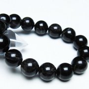 モリオン 純天然 黒水晶 ブレスレット 14mm [T112-7429]