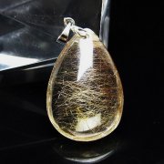 プラチナ入水晶ペンダント