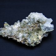 グリーンファントムクォーツ　クラスター アメリカ産[T126-7728]