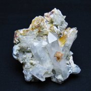 グリーンファントムクォーツ　クラスター アメリカ産[T126-7735]