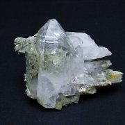 グリーンファントムクォーツ　クラスター アメリカ産[T126-7886]
