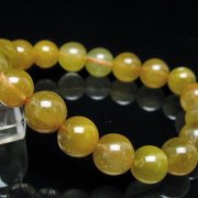 金針ルチル水晶ブレスレット 10mm [t132-15901]