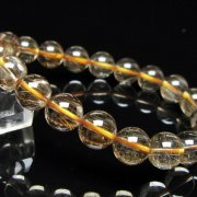 金針ルチル水晶ブレスレット 10mm [t132-16012]