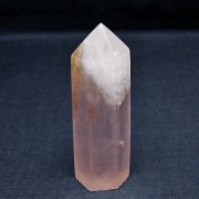 ローズクォーツ六角柱[T138-6581]