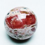 インカローズ(ロードクロサイト)丸玉 45mm [T145-1738]