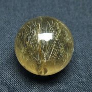 ゴールドタイチンルチル入り水晶丸玉20mm