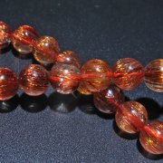 ファイナルグレード金針ルチル水晶ブレスレット 8mm [t15-10177]