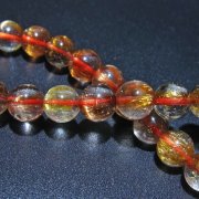 ファイナルグレード金針ルチル水晶ブレスレット 7mm [t15-10194]