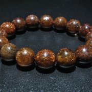 金針ルチル水晶ブレスレット 13mm [t15-10299]