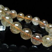 ブラックルチルクォーツ六角柱[T725-2273]