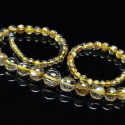 ゴールドタイチンルチルネックレス 11mm [t162-732]