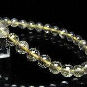 ゴールドタイチンルチルブレスレット 7mm [t171-8317]