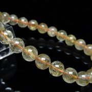 ゴールドタイチンルチルブレスレット 7mm [t171-8721]