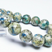 K2ストーンアズライトイングラナイトブレスレット15mm