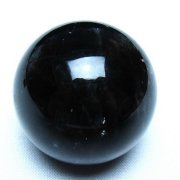 モリオン 純天然 黒水晶 丸玉 36mm [t220-10145]