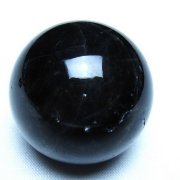モリオン 純天然 黒水晶 丸玉 36mm [t220-10163]
