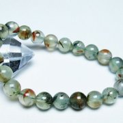 ★特別ご提供★手放すサポーター☆【プレナイト『葡萄石』7mmラウンド連】❤ ☆特別ご提供☆手放すサポーター☆【プレナイト『葡萄石』7mmラウンド