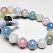 MIXベリルブレスレット 緑柱石 13mm [T237-4317]