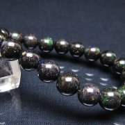 ブラックオパールブレスレット 9mm [T249-4618]