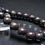 ブラックオパールブレスレット 11mm [T249-4737]