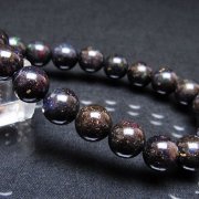ブラックオパールブレスレット 10mm [T249-4754]