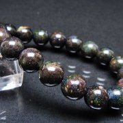ブラックオパールブレスレット 10mm [T249-4842]