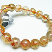 トルマリンインクォーツブレスレット11mm