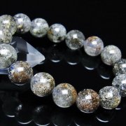 ガーデン トルマリンルチル入り ブレスレット 13mm [t253-3195]