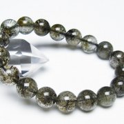 ⭐️大特価⭐️ブラックルチルクォーツ　 ルチレイテッドクォーツ　ブレスレット　天然石 ブラック ルチルレイテッドクォーツ 8mm ブレスレット 天然石 黒