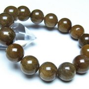 ルチルインアゲート ブレスレット 14mm [t258-2128]