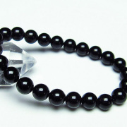 キャッツアイオブシディアンブレスレット8mm[T265-1303]