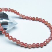 インカローズ(ロードクロサイト)ブレスレット 5mm [T27-2591]
