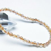 アフリカンストロベリークォーツブレスレット 4mm [T276-2355]
