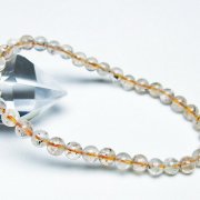 アフリカンストロベリークォーツブレスレット 5mm [T276-2442]