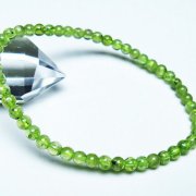 ペリドットブレスレット 4mm [T283-10702]