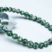 グリーンスポットジャスパー ブレスレット 6mm [T285-1414]
