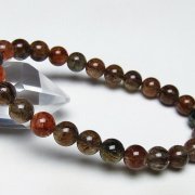 ブラックゴールド スーパーセブン ブレスレット 8mm [t289-7709]
