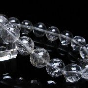 アイリスクォーツ 虹入り レインボー水晶 ブレスレット 12mm [T303-1370]