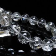 アイリスクォーツ 虹入り レインボー水晶 ブレスレット 12mm [T303-1389]
