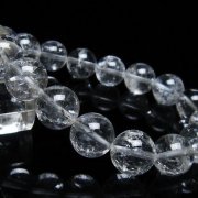 アイリスクォーツ 虹入り レインボー水晶 ブレスレット 12mm [T303-1391]